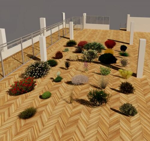 bush shrub plants Revit