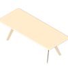 wooden slab table
