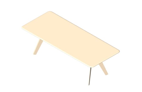 wooden slab table